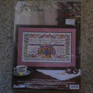 COPY - Counted Cross Stitch Sampler Kit by Bucilla